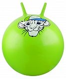 Мяч-попрыгун GB-402 55 см "Тигренок", с рожками, зеленый