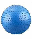 Мяч гимнастический массажный GB-301 (65 см, синий, антивзрыв)