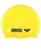 Шапочка для плавания Classic Silicone Cap yellow/black, силиконовая, 91662 35