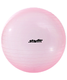 Мяч гимнастический GB-105 (75 см, прозрачный, розовый)