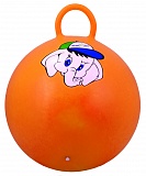 Мяч-попрыгун GB-401 45 см "Слоненок", с ручкой, оранжевый