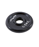 Диск чугунный BB-204 0,5 кг, d=26 мм, черный