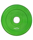 Диск обрезиненный BB-201 0,5 кг, d=26 мм, зеленый