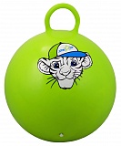 Мяч-попрыгун GB-402 55 см "Тигренок", с ручкой, зеленый