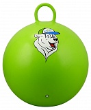 Мяч-попрыгун GB-403 65 см "Медвежонок", с ручкой, зеленый